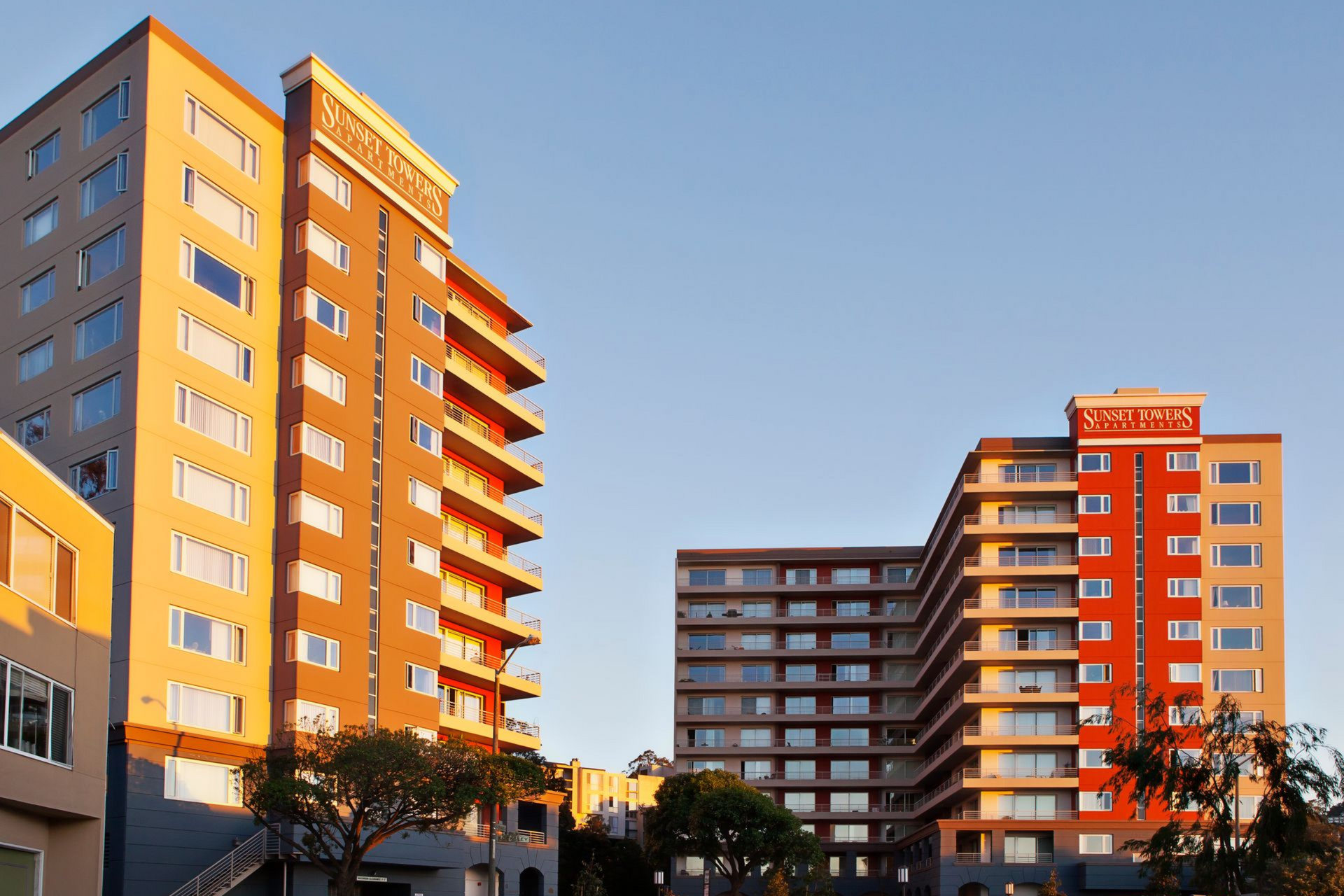 sunset towers exterior