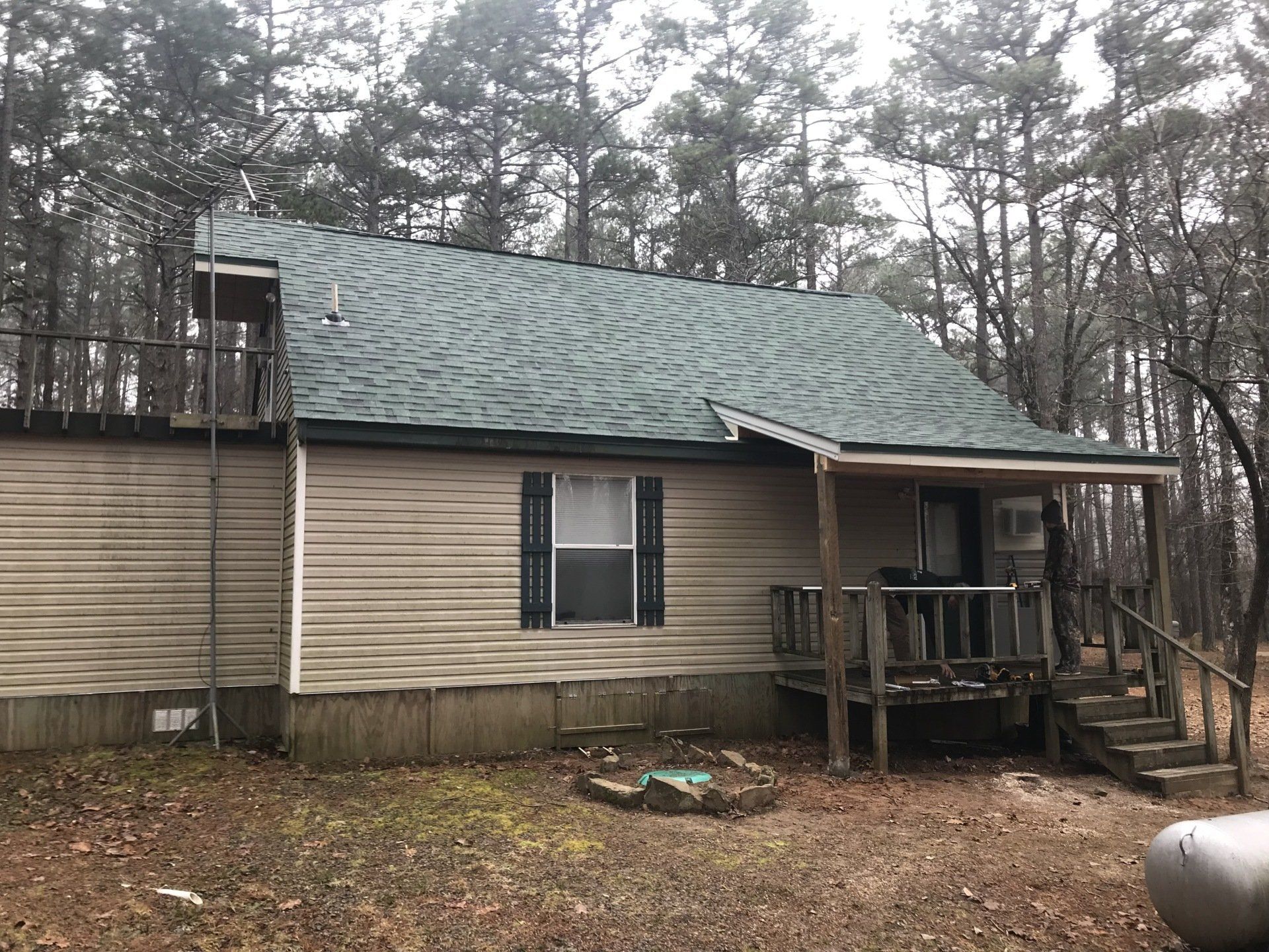 cabin roof replacement 3