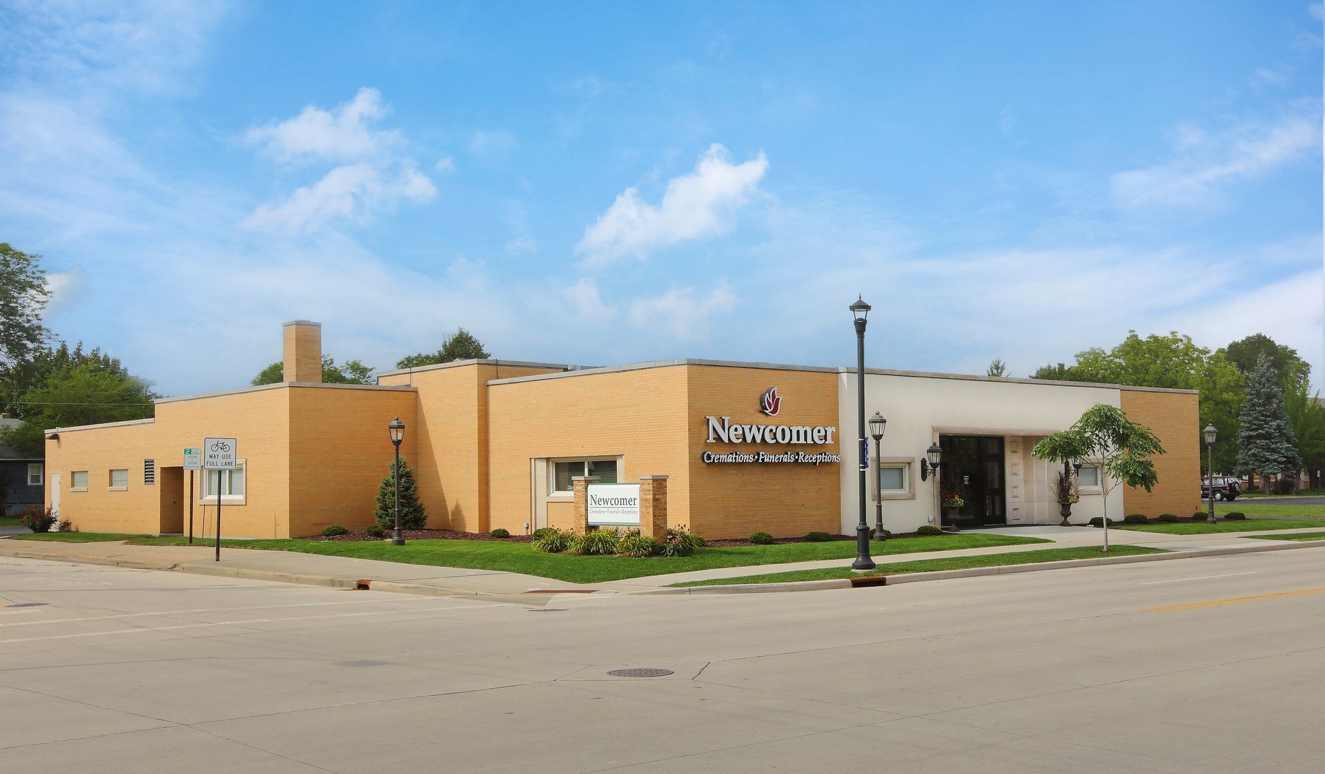 A building with the word newview on it