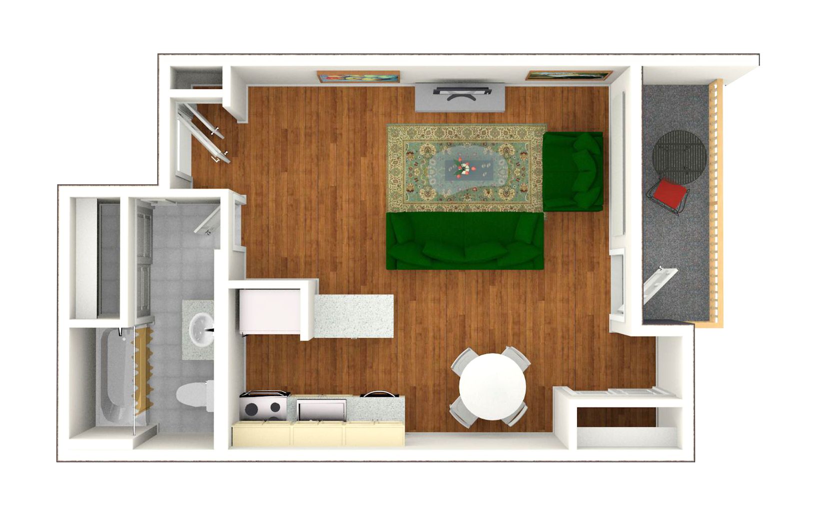 Studio floor plan