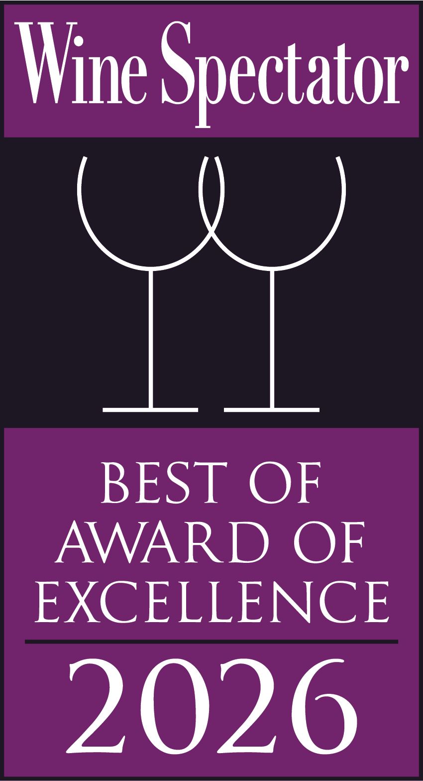 Wine Spectator Best of Award of Excellence 2026 - Gallion's Restaurant