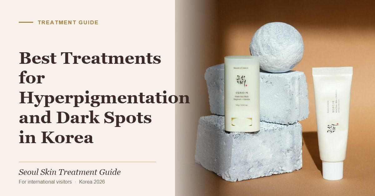 Cover image for a guide to hyperpigmentation and dark spot treatments in Korea