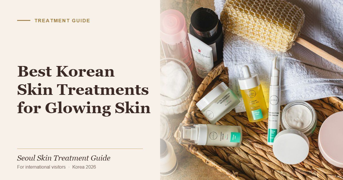 Cover image for a guide to Korean skin treatments for glowing skin