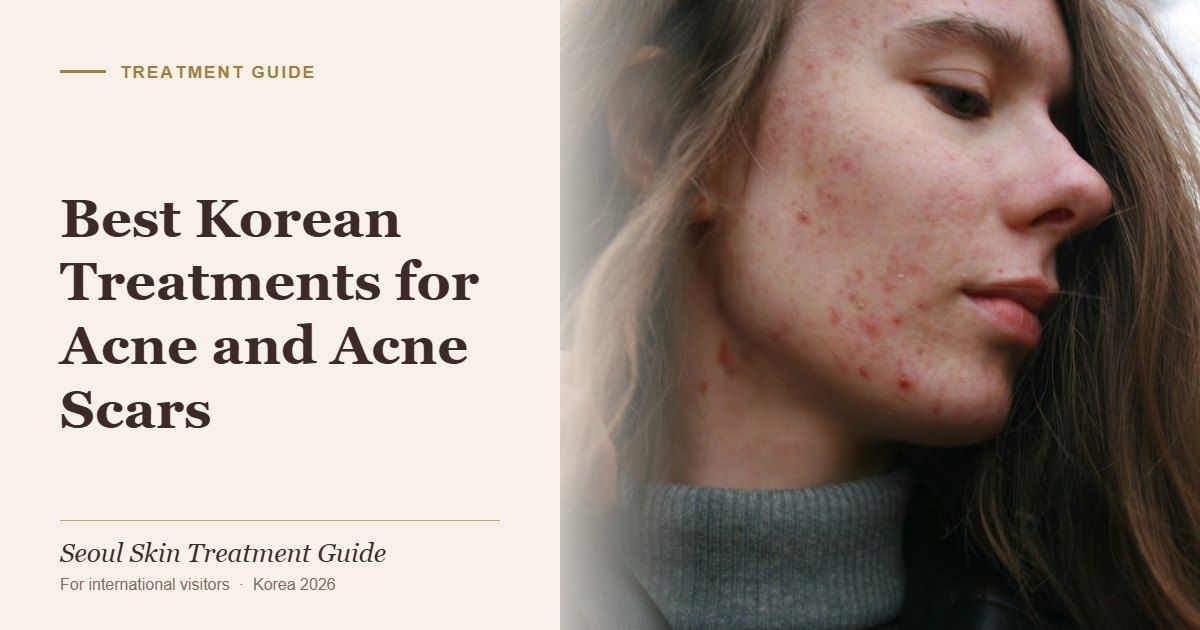 Cover image for a guide to Korean treatments for acne and acne scars