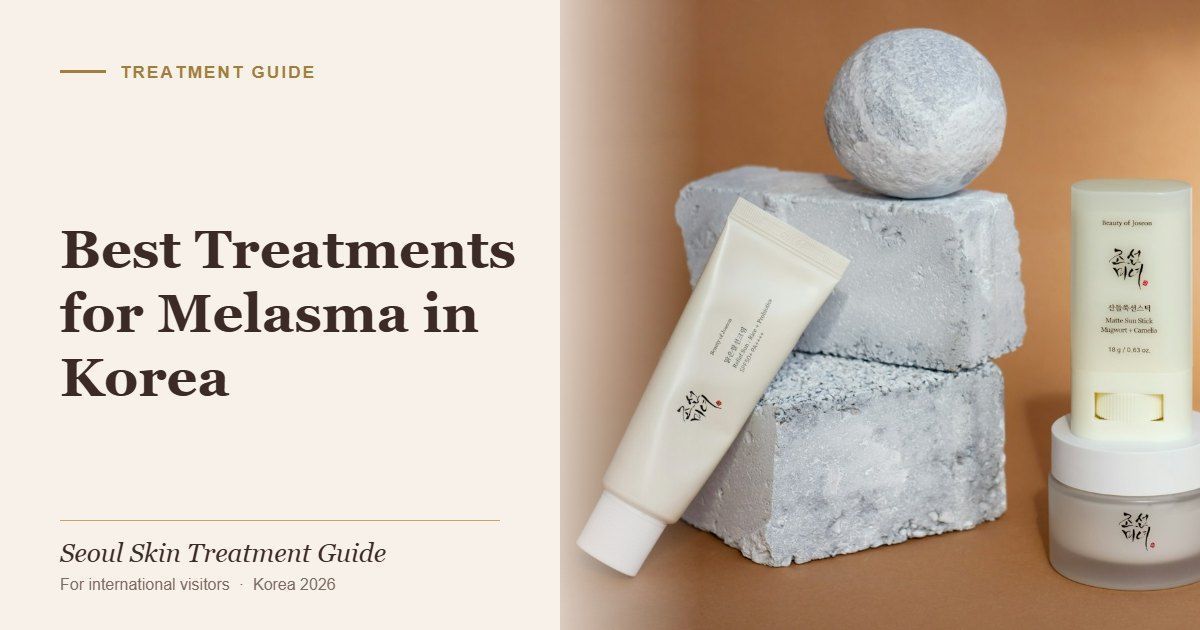 Cover image for a guide to the best melasma treatments in Korea