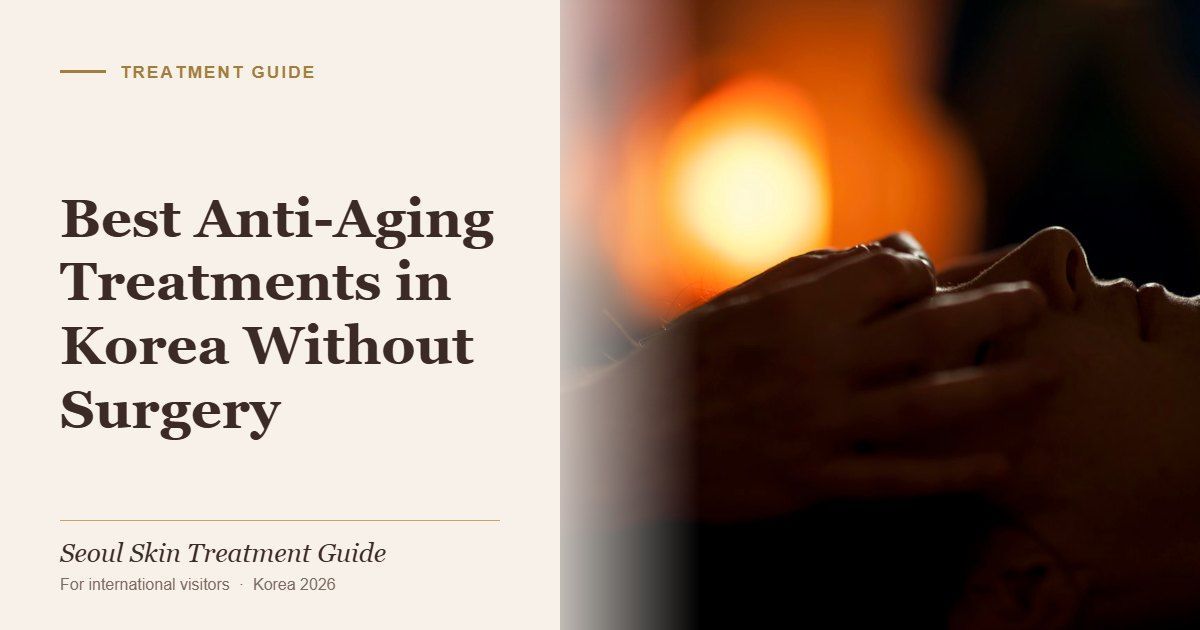 Cover image for a guide to non-surgical anti-aging treatments in Korea
