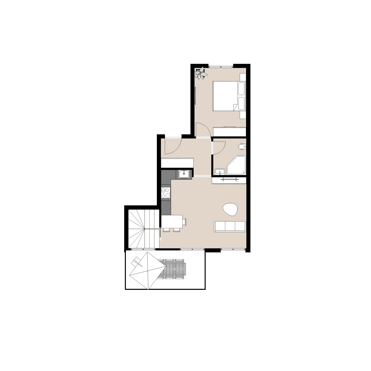 Wohnung 11 mit Garten Neubau Kapitalanleger Wohnung KfW40+ QNG Eigentumswohnung München Bogenhausen Johanneskirchen