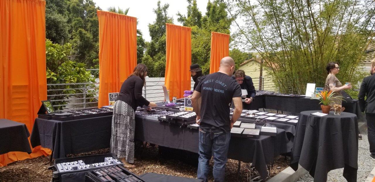 Shoppers admiring frames at Raise Your Glasses 2019 Event