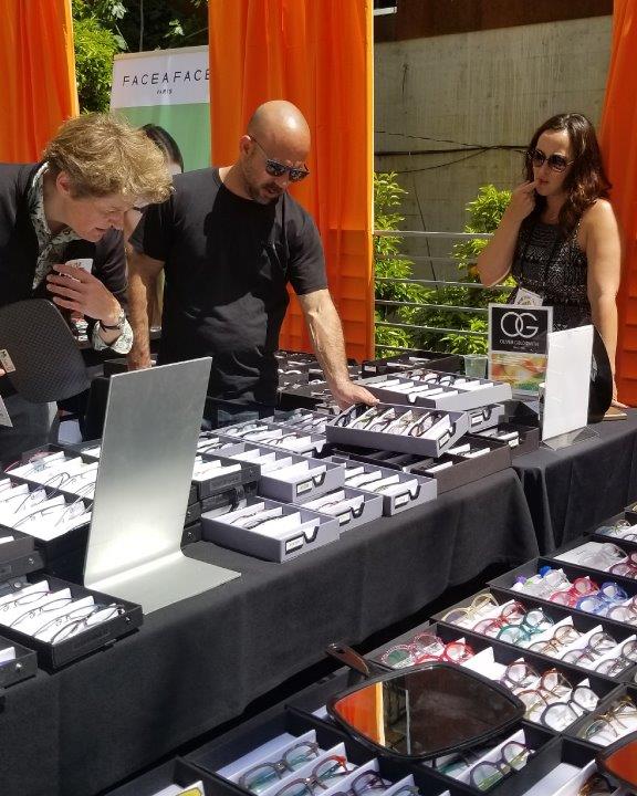Shoppers viewing framelines at  Raise Your Glasses 2019 Event