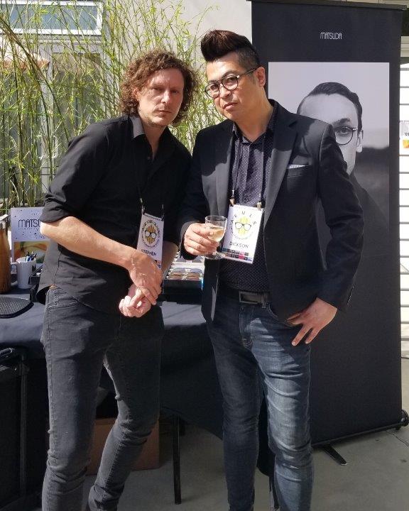 2 people standing outside enjoying  Raise Your Glasses 2019 Event