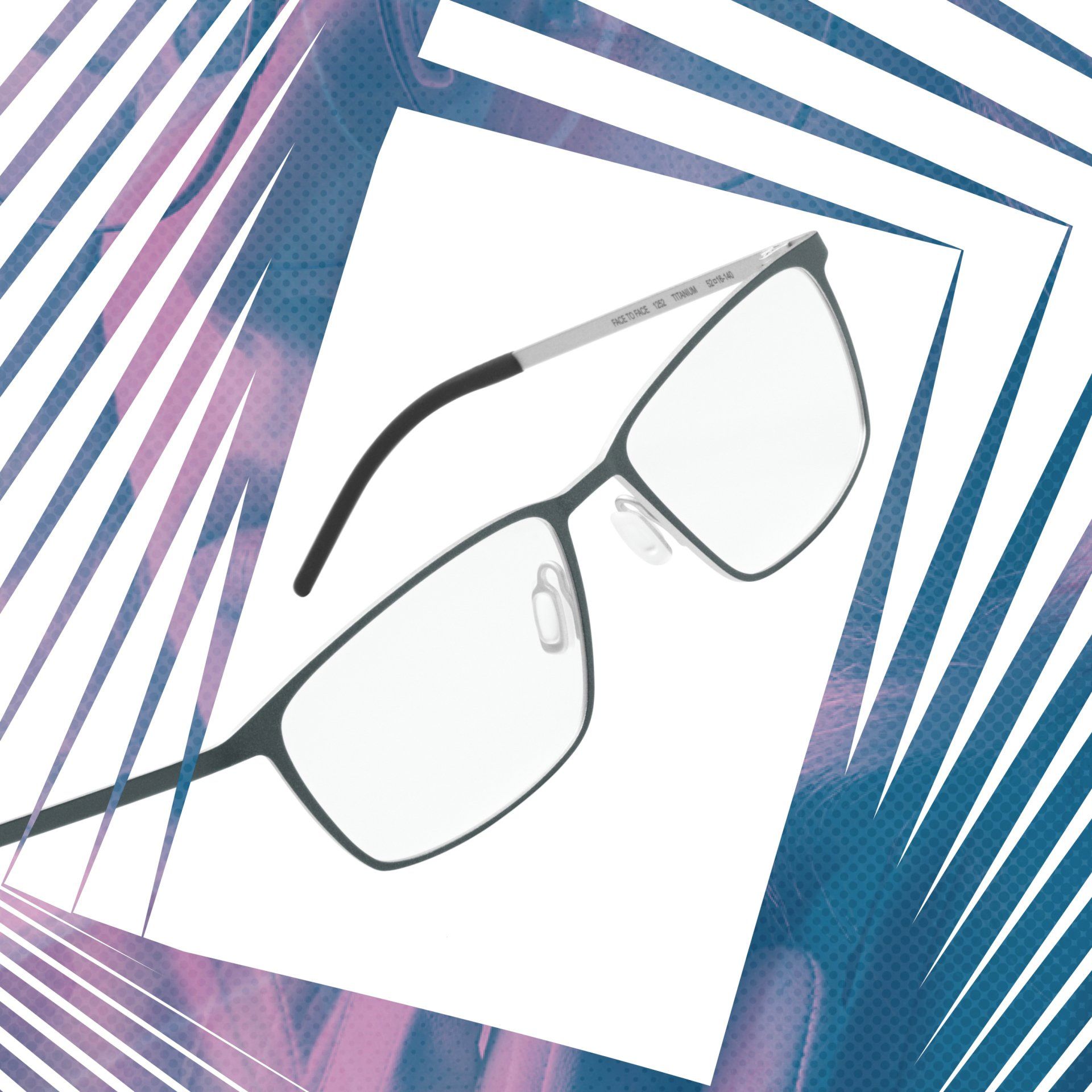 Orgreen's Sheet Titanium frame in blue and silver