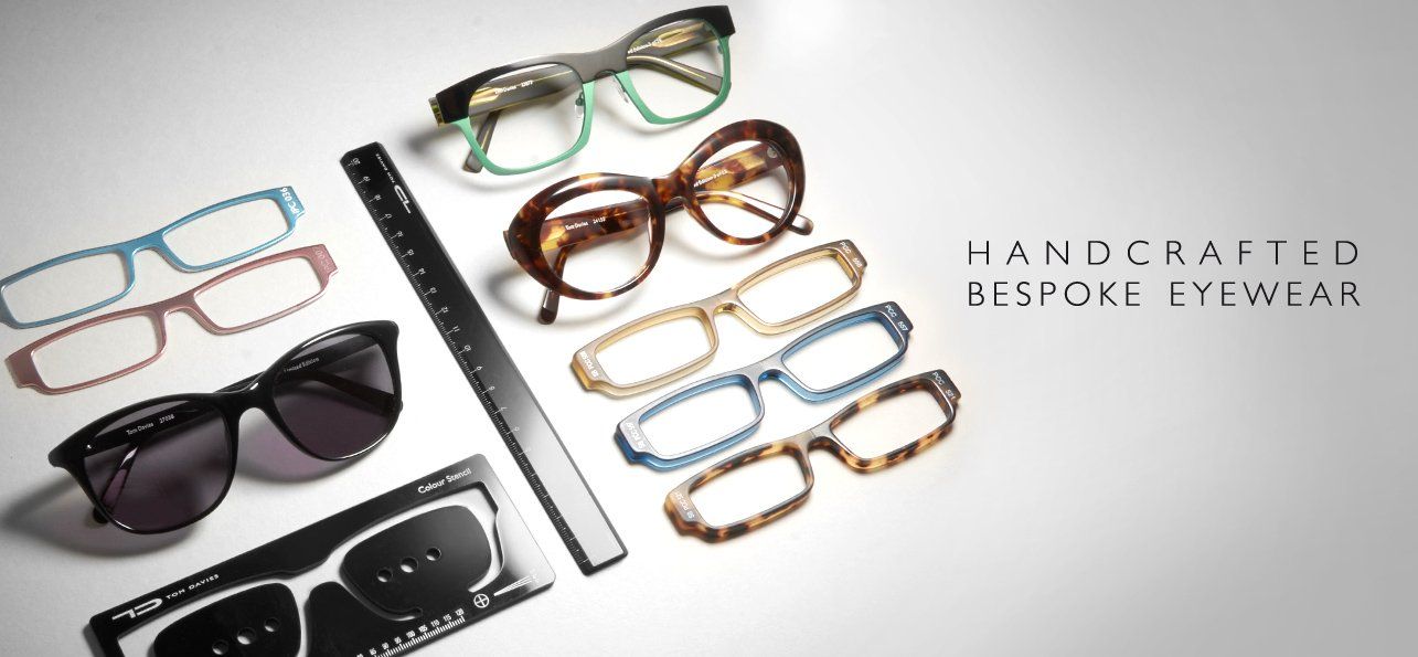 Multicolored frames and design elements including a measuring tools and color sample of frame fronts