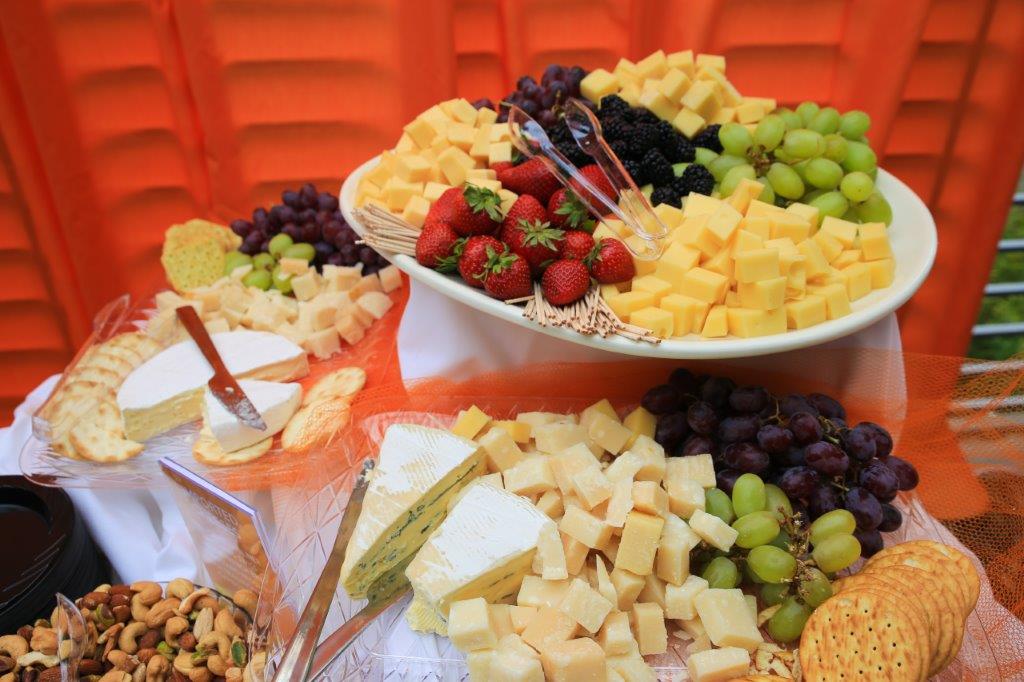 Food display at Raise Your Glasses 2017 Event