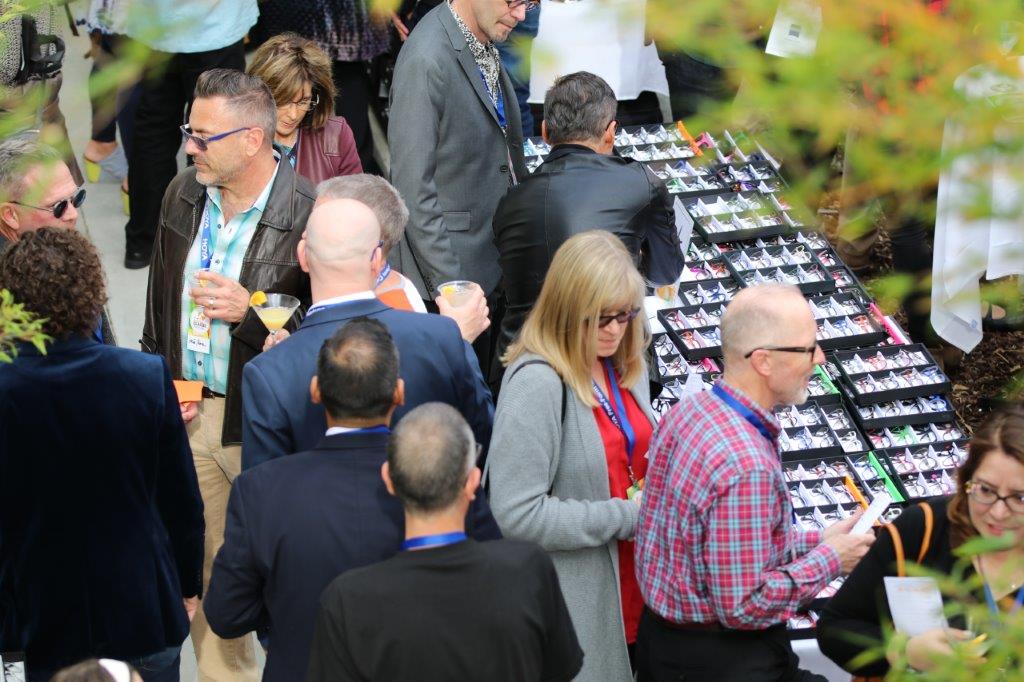 More people looking at framelines  at Raise Your Glasses 2017 Event