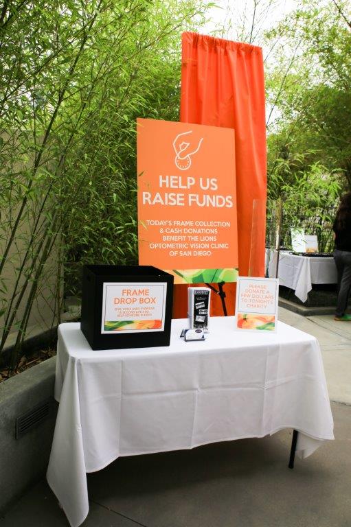 Event banners and info at Raise Your Glasses 2017 Event