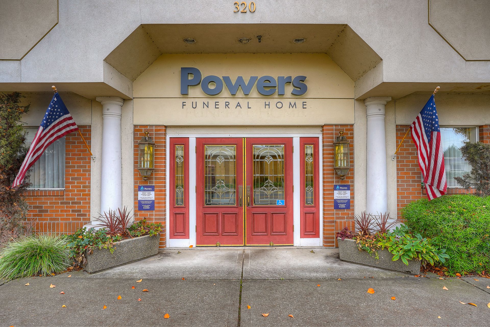 Our Location Powers Funeral Home