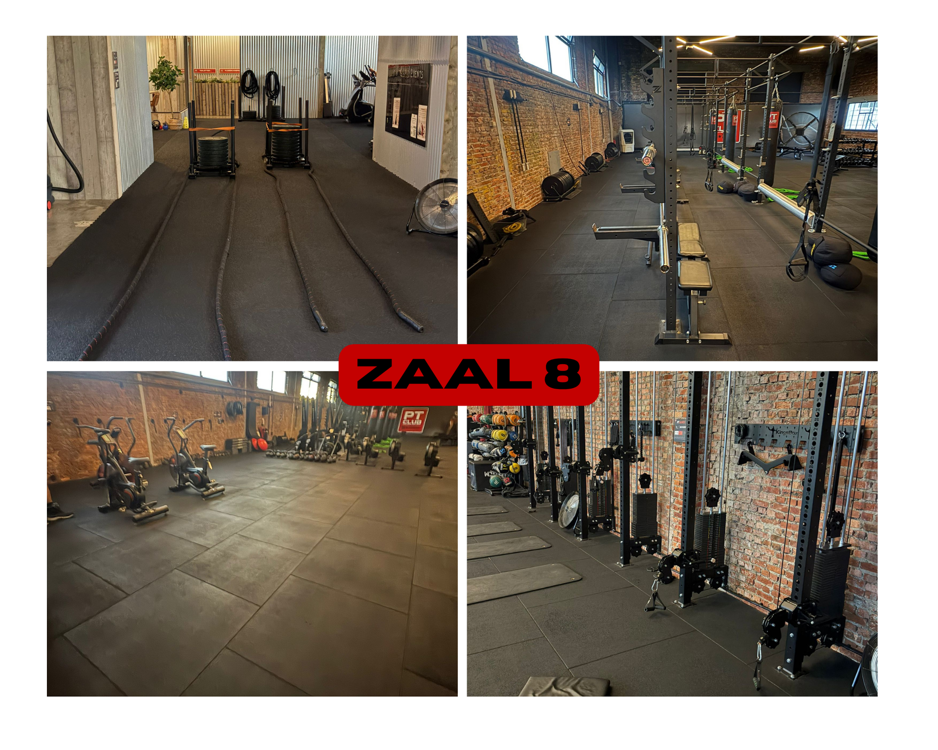 zaalopstelling variatie in krachttraining