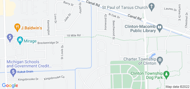 Map of business location