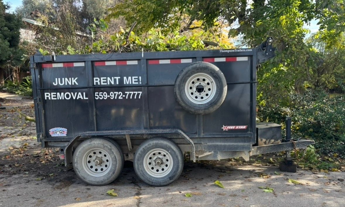 Black trailer with