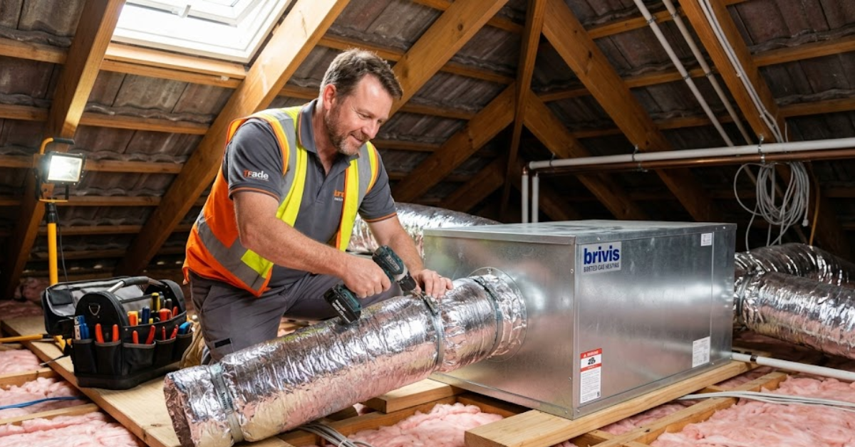 ducted gas heating installation melbourne