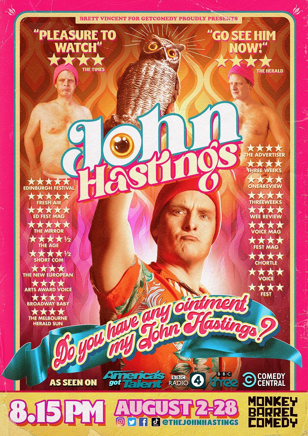 John Hastings at the Edinburgh Fringe 2022