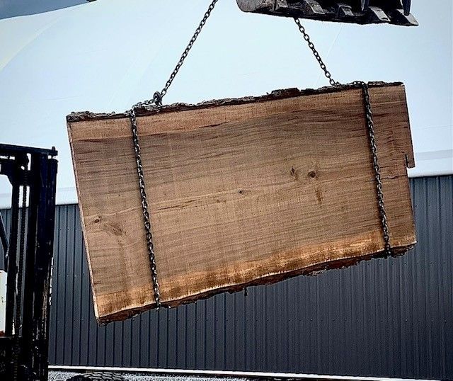 live edge large bar top from the sawmill