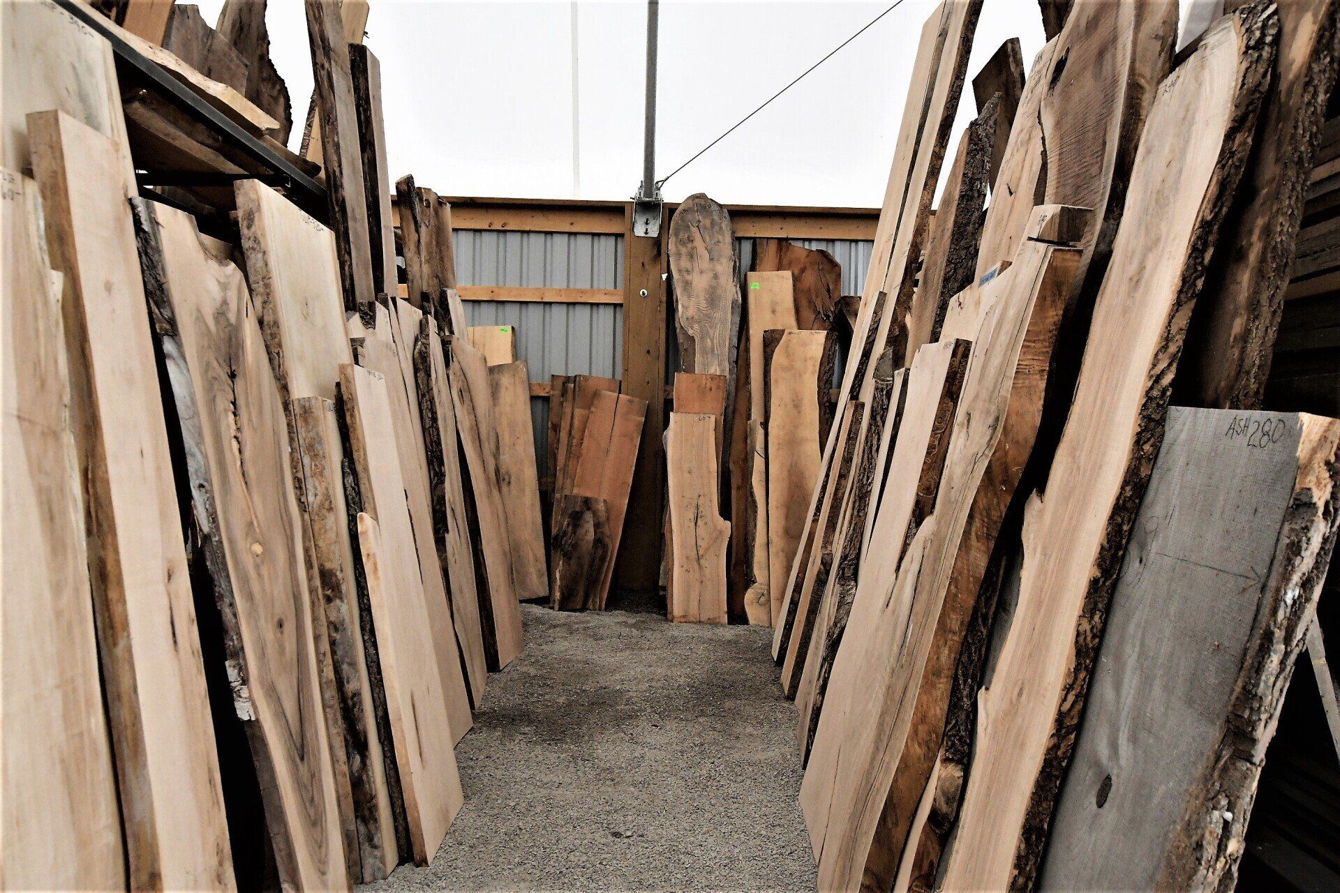 Knots And Steel live edge slabs
