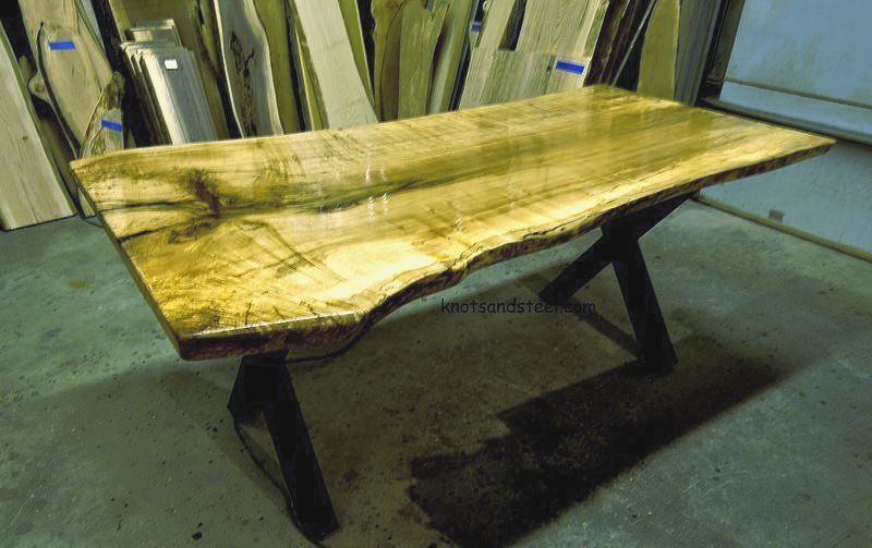  Maple live edge dining table from the Kawartha Lakes.