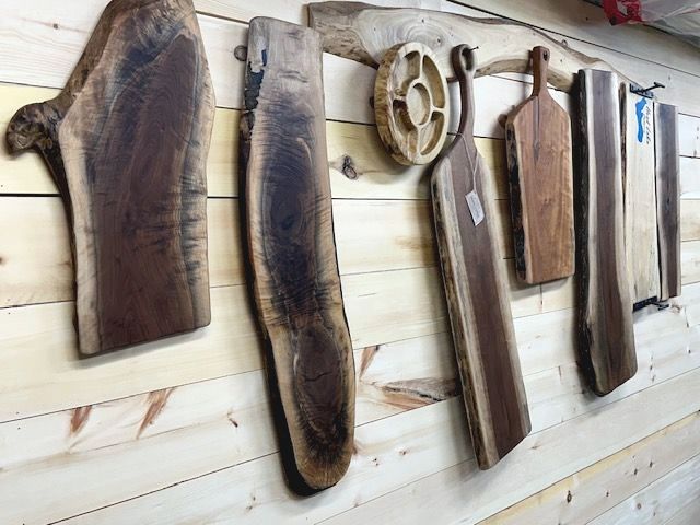 Black Walnut serving boards Charcuterie boards