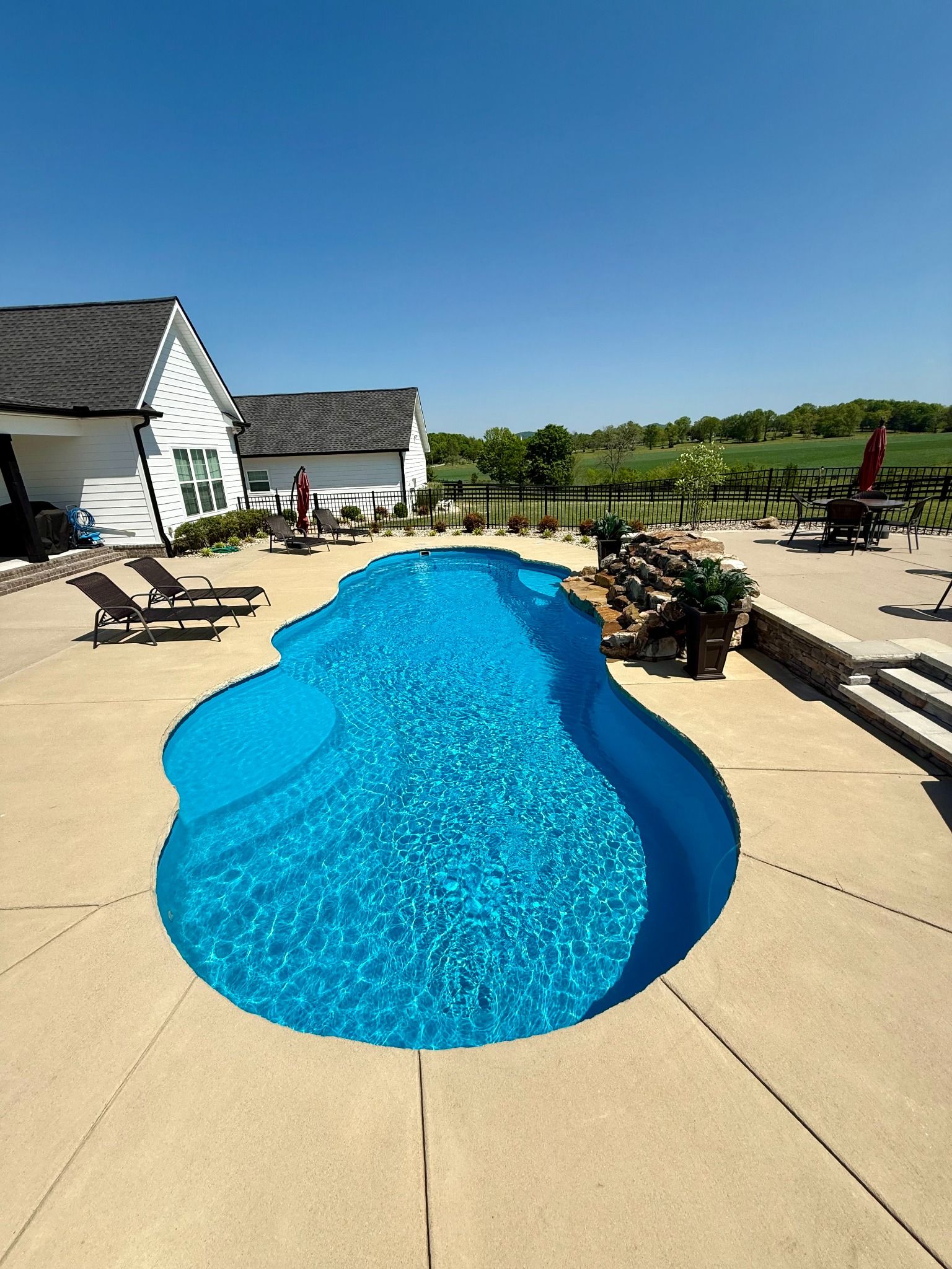 16x40 Backyard Pool Installation in Lascassas, TN | Custom Pool Design