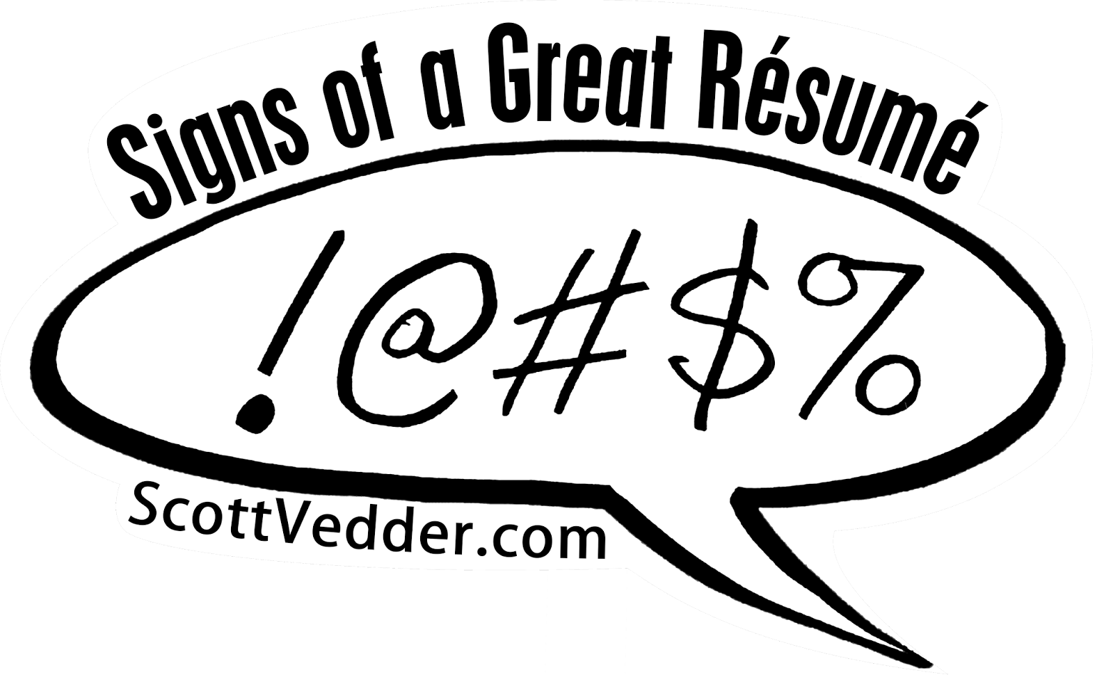 Words reading Signs of a Great Resume