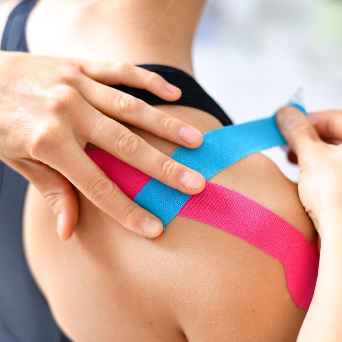 Putting Kinesio Tape — Toowoomba & Roma, QLD — Brownlie Chiropractic Putting Kinesio Tape — Toowoomba & Roma, QLD — Brownlie Chiropractic