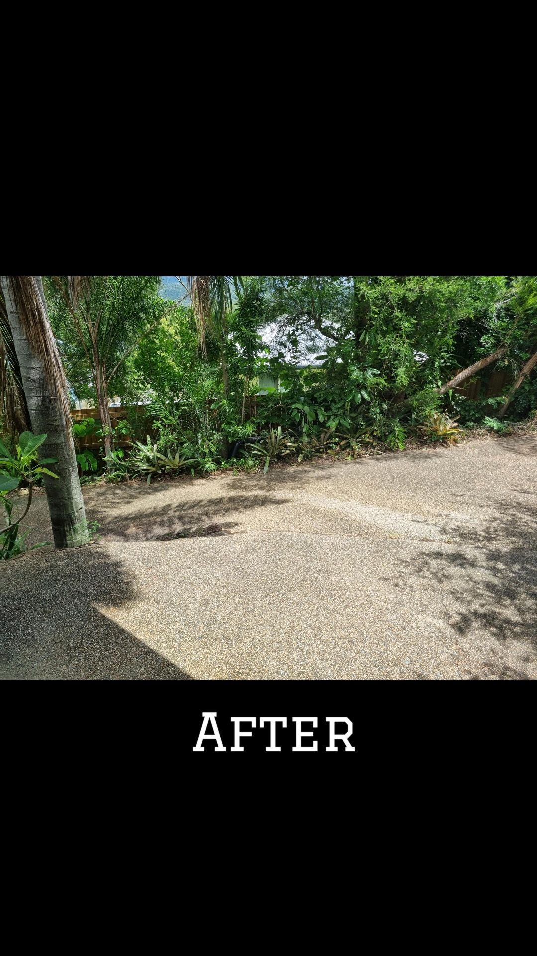 A Picture Of A Driveway After Being Remodelled — Garden Bag in Kelsey Creek, QLD