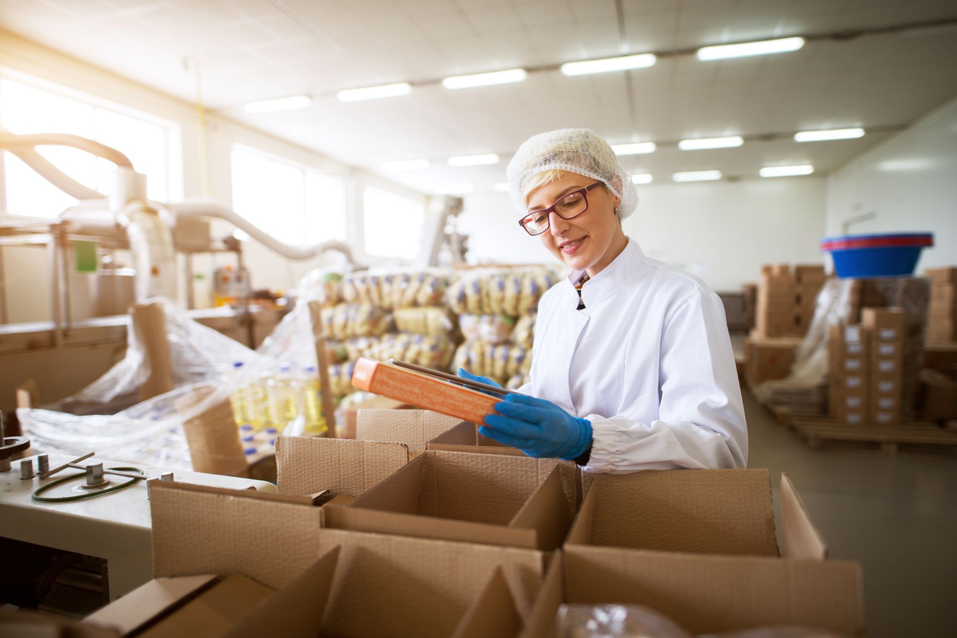 Staff working in a manufacturer company.