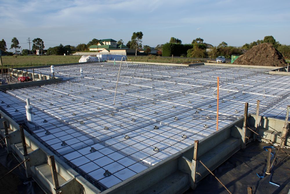 Construction Site With Concrete Forms — Wieland Concreting in Rockhampton, QLD