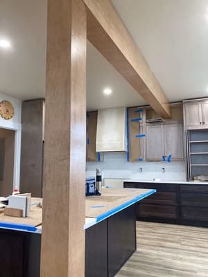 Kitchen undergoing renovation