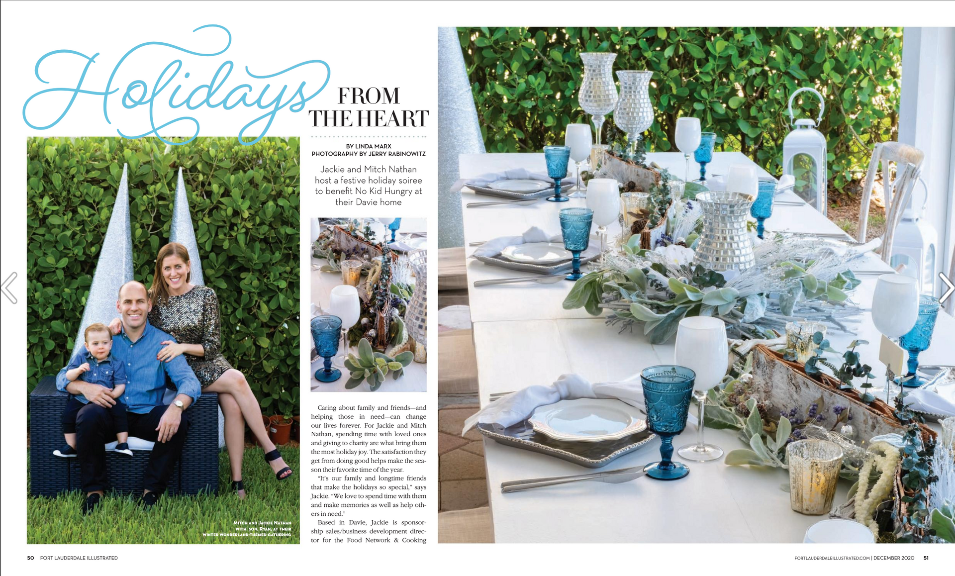 A couple and a child are sitting at a table with a table setting.