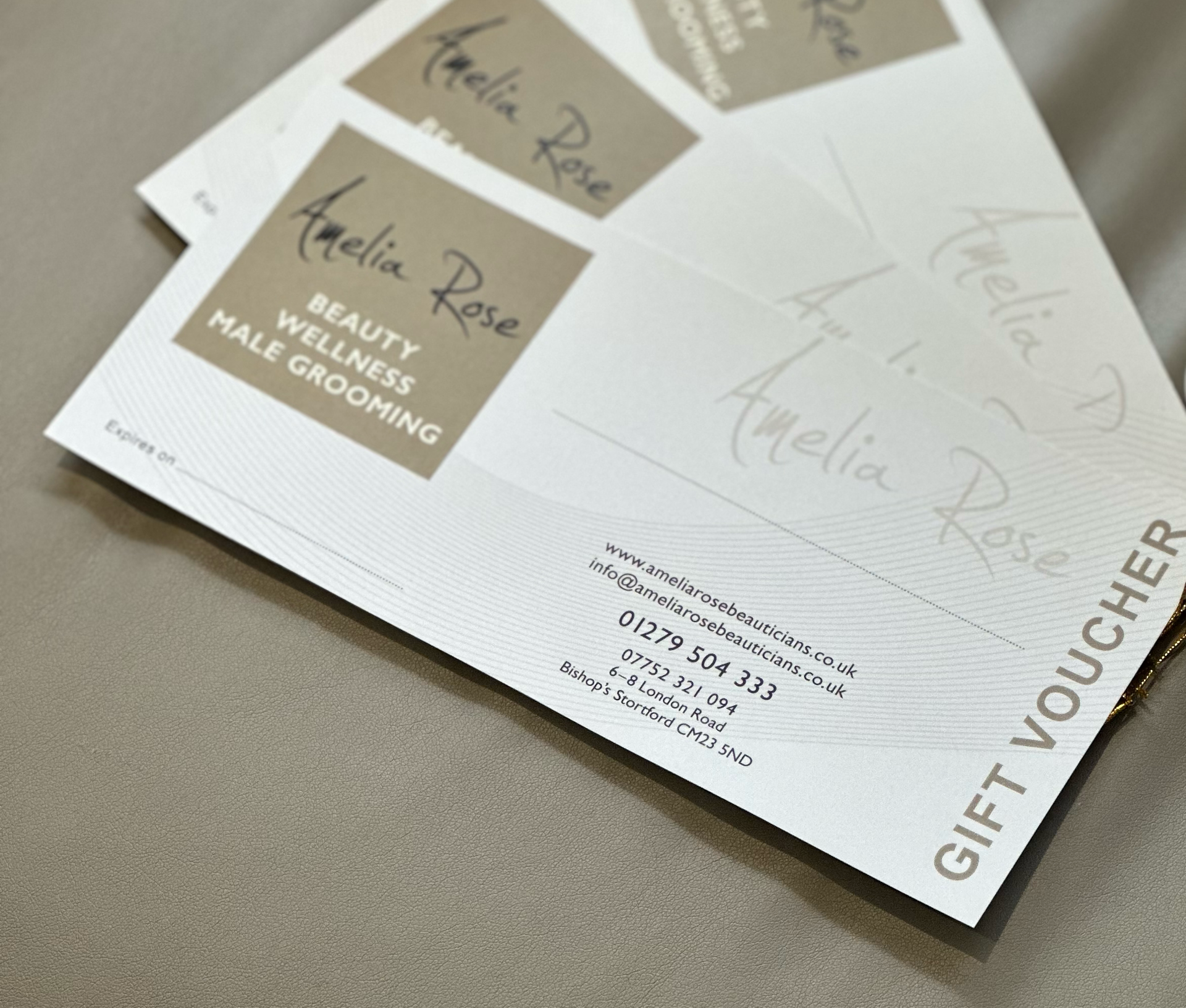 Amelia Rose Gift Vouchers