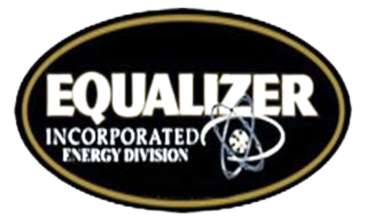 Equalizer Incorporated Energy Division logo in black and gold with atomic symbol