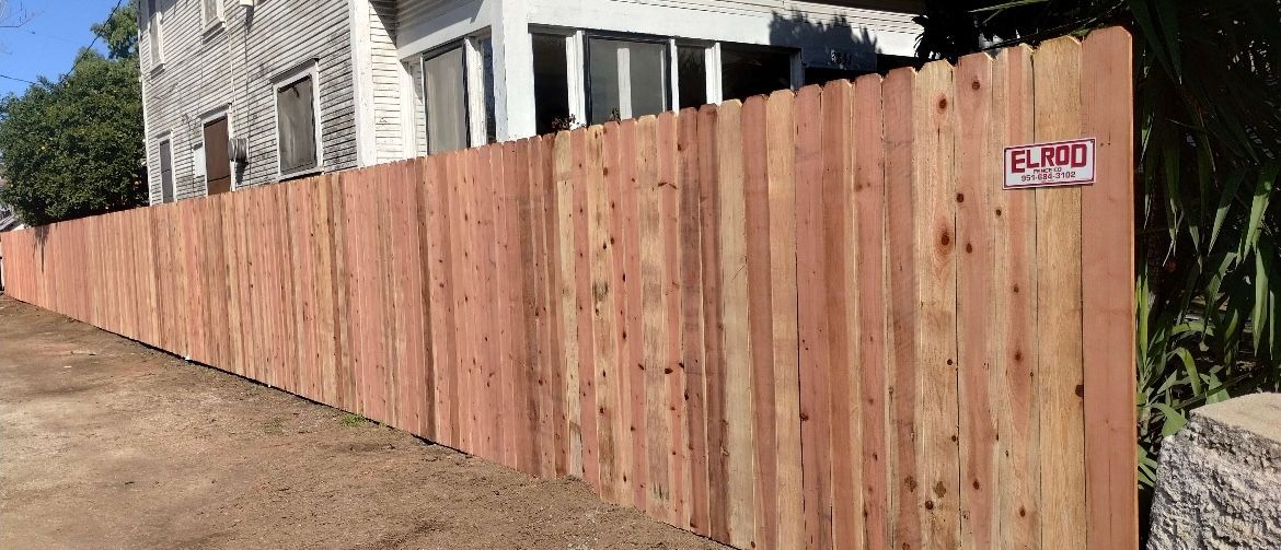 Fence In The Backyard — Riverside, CA — Elrod Fence Co