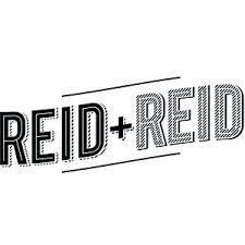 a black and white logo for reid + reid .