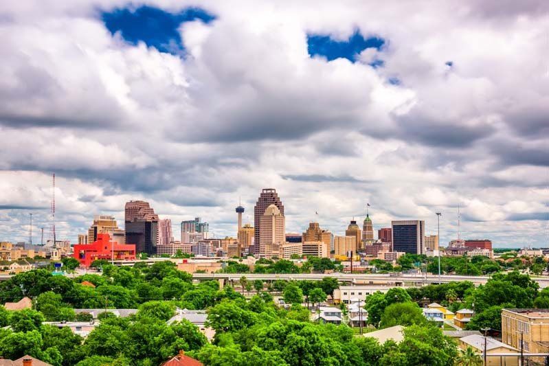 skyline of San Antonio