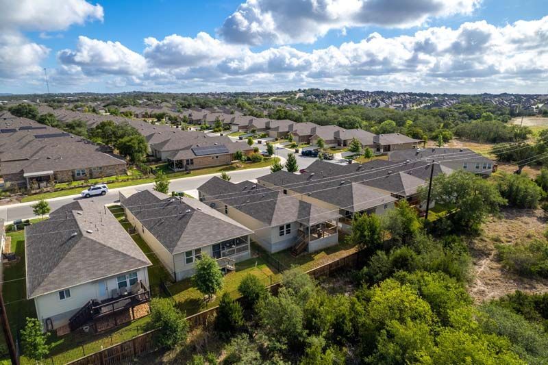 arial view of a San Antonio neighborhood