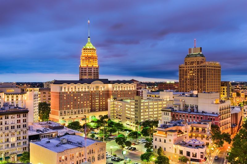 arial view of San Antonio