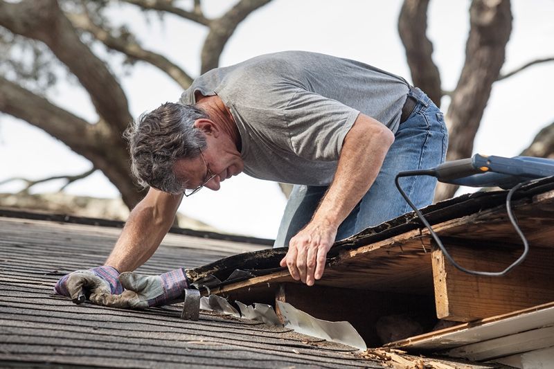 doing maintenance on a house