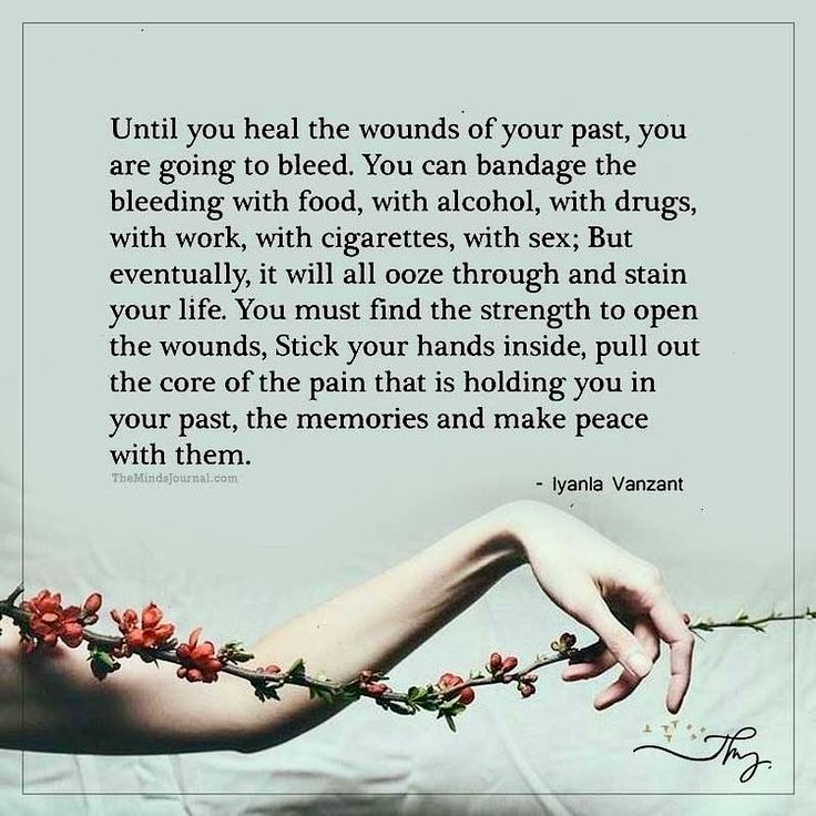 a quote about healing from the past