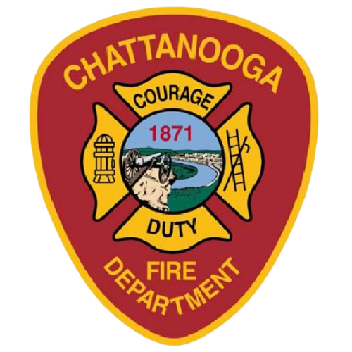The logo for the chattanooga fire department