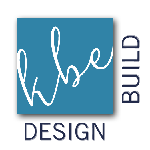 A square logo for KBE Design Build