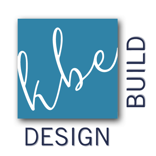 A square logo for KBE Design Build