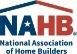 NAHB logo: blue and red text with a white star, reads